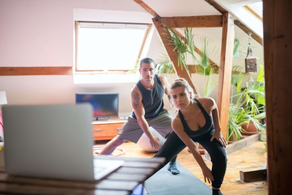 Low-Cost Fitness Class with Two People