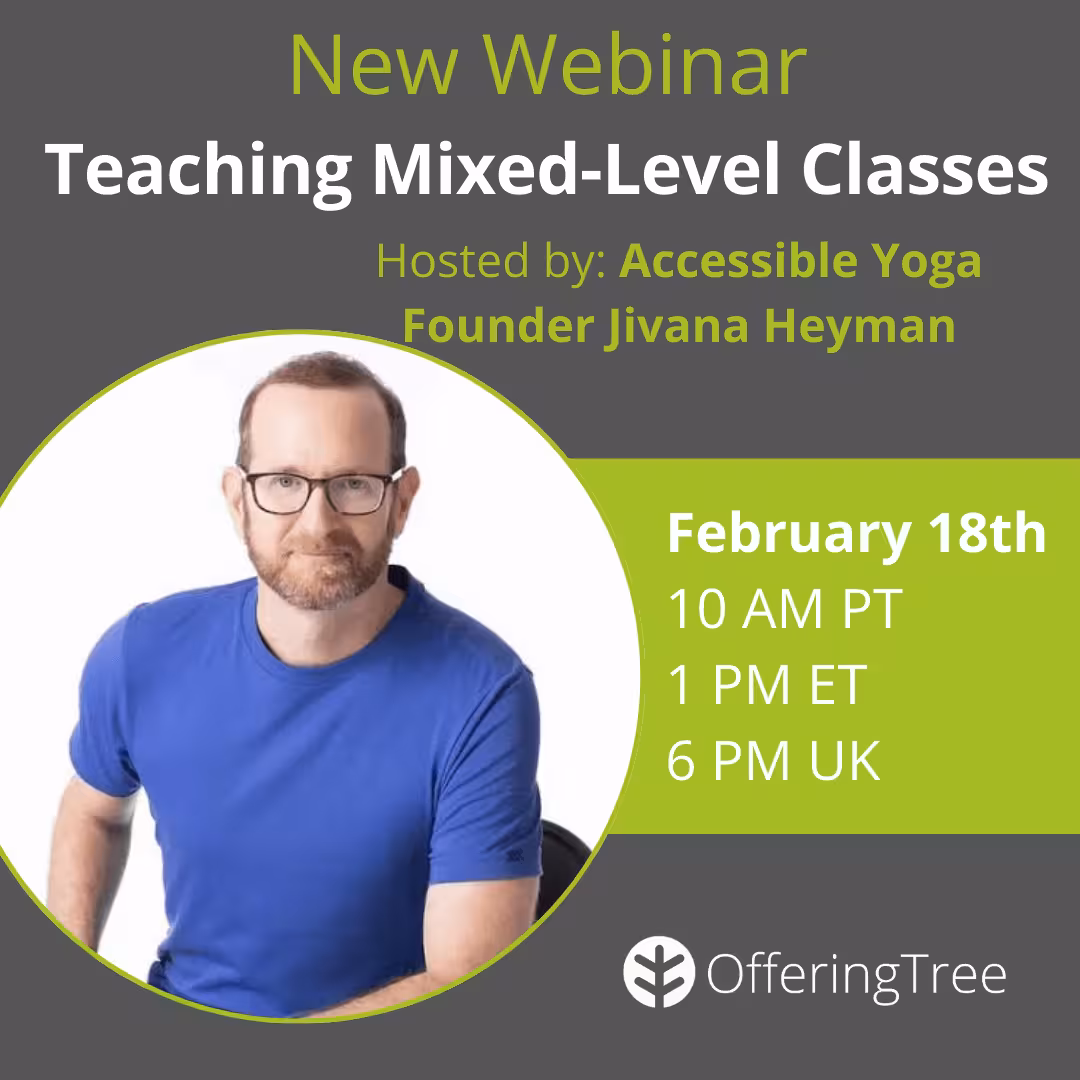 BeYogi and OT Branded Image for Arianne Traverso's upcoming webinar on making yoga retreats profitable