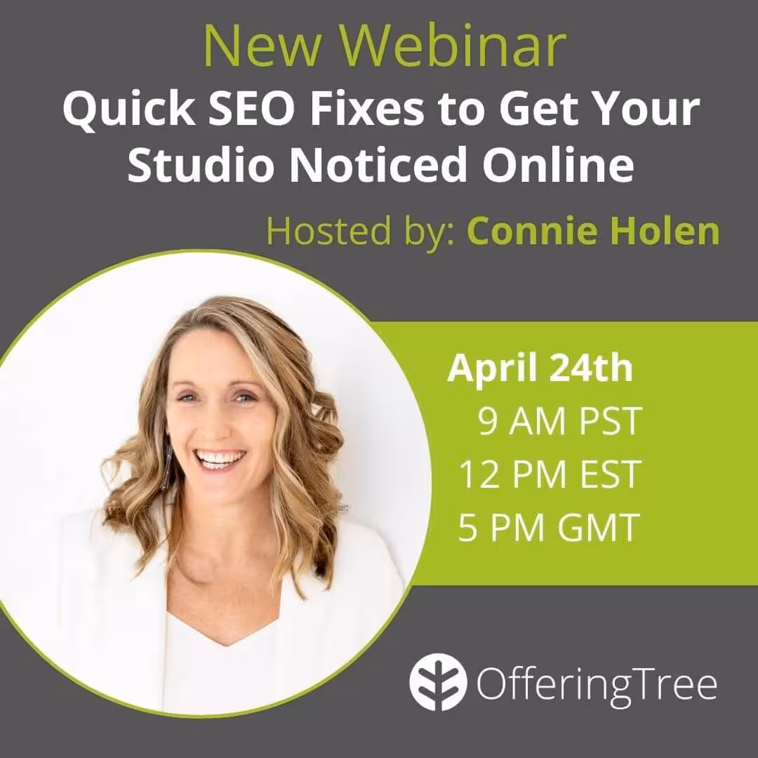 BeYogi and OT Branded Image for Arianne Traverso's upcoming webinar on making yoga retreats profitable